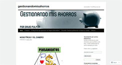 Desktop Screenshot of gestionandomisahorros.com